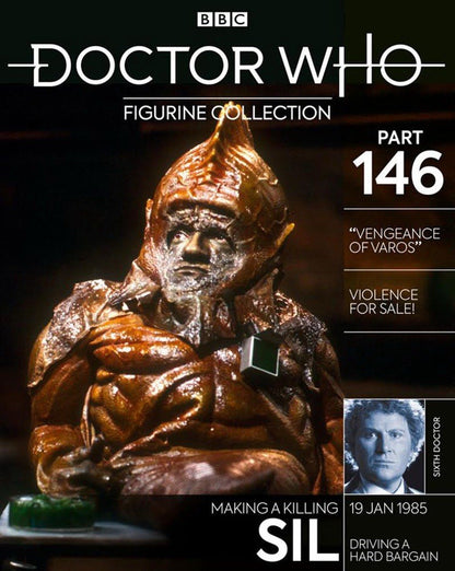 Eaglemoss Doctor Who Figurine Collection #146 Sil w/ Magazine
