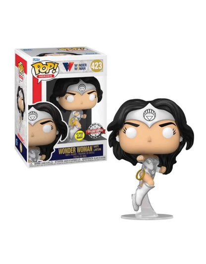 Funko Pop Wonder Woman White Lantern Glow in Dark #423 Special Edition