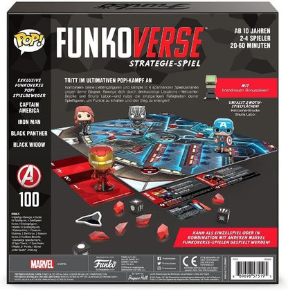 FunkoVerse Marvel Strategy Game 100 German Edition Avengers Set Board Game