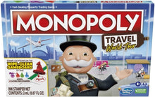 Hasbro Monopoly Travel World Tour Board Game – Wipe-Clean Map Edition