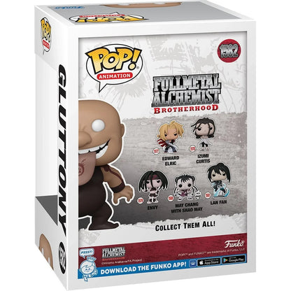 (BOX WORN) Funko Pop! Gluttony #1582 Fullmetal Alchemist Brotherhood Figure