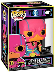 Funko Pop! Heroes The Flash Future City Exclusive #401 Blacklight Vinyl Figure