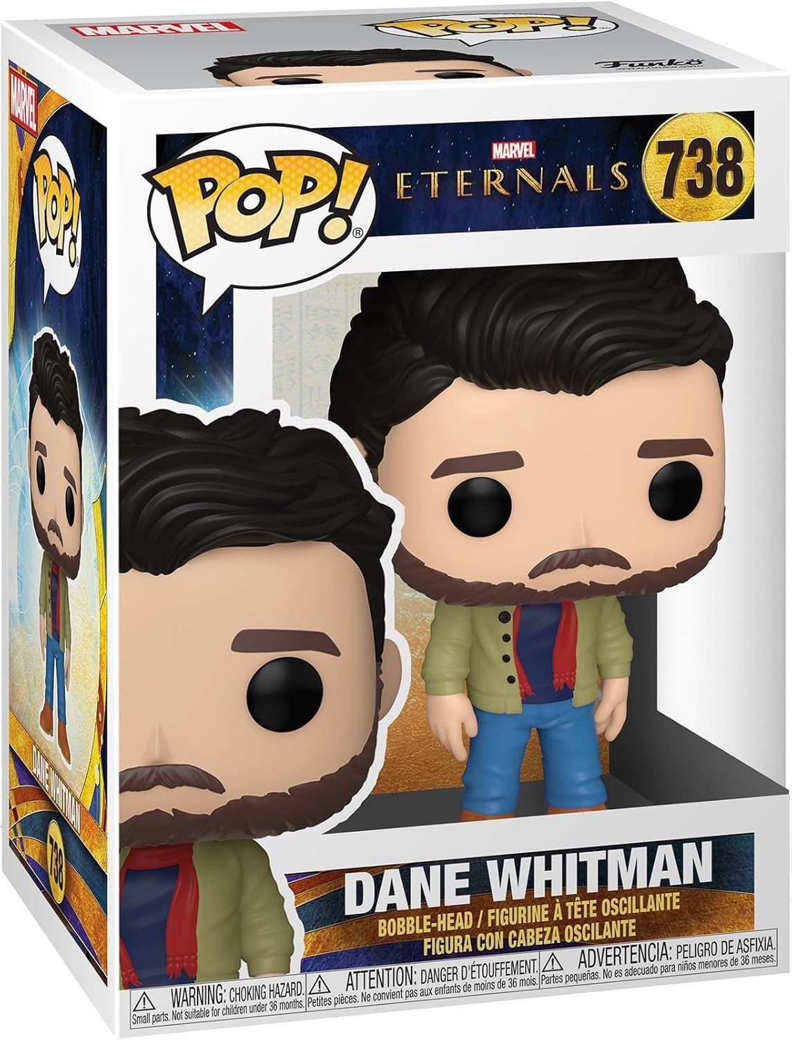 (BOX DMG) Funko Pop! Marvel Eternals Dane Whitman 738 Vinyl Figure