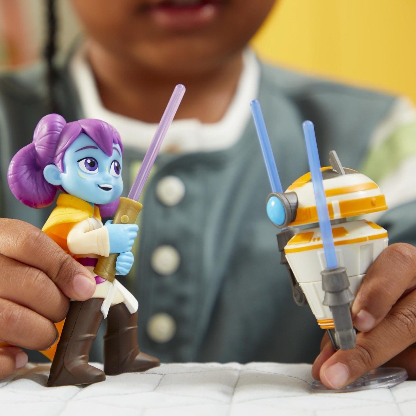 Hasbro Star Wars Young Jedi Adventures Lys Solay & Training Droid Figure Set