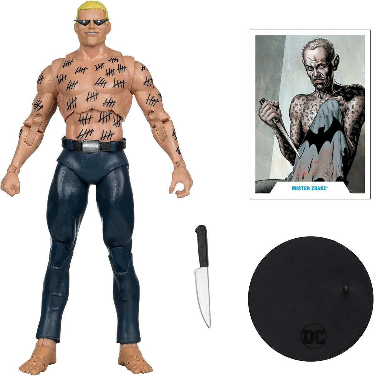 McFarlane Toys DC Multiverse Mister Zsasz Gold Label 7in Action Figure