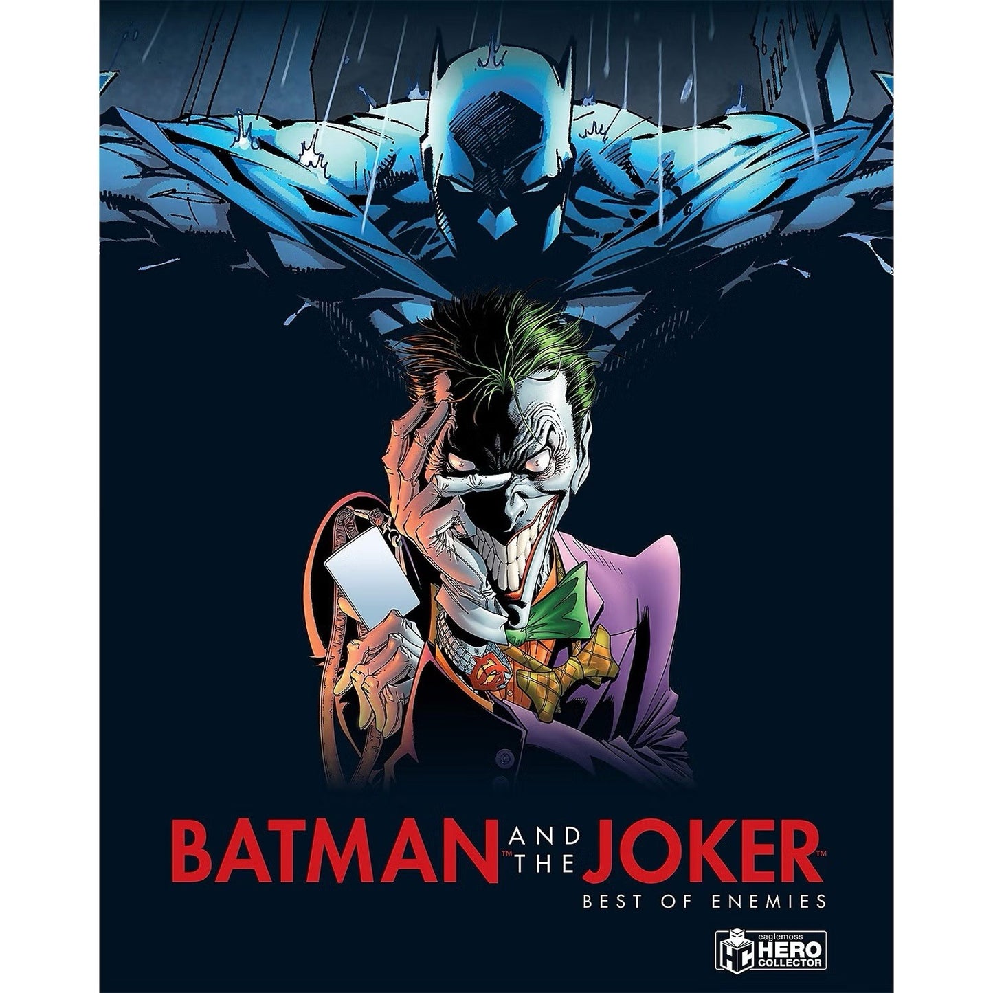 Eaglemoss DC Batman & Joker Best of Enemies Figurines with Collector Guide
