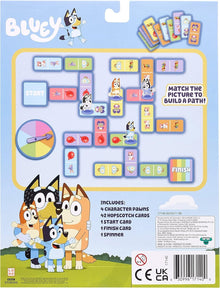 Bluey Hopscotch Race Card Game Family Kids Matching Picture Game