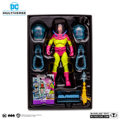 DC Multiverse Mr. Freeze Black Light Gold Label McFarlane Toys Figure 2024 Exclusive