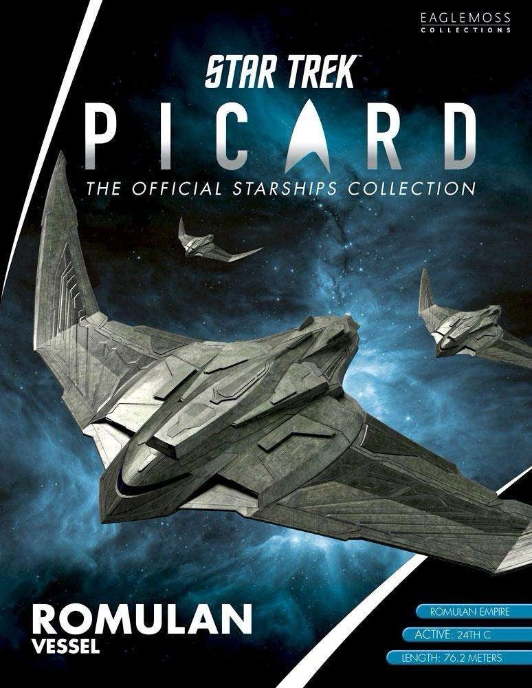 Eaglemoss Star Trek Picard Romulan Vessel Starship with Magazine