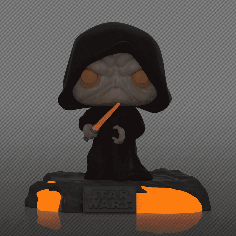 Funko Pop! Star Wars Red Saber Series Darth Sidious #519 GITD Special Edition