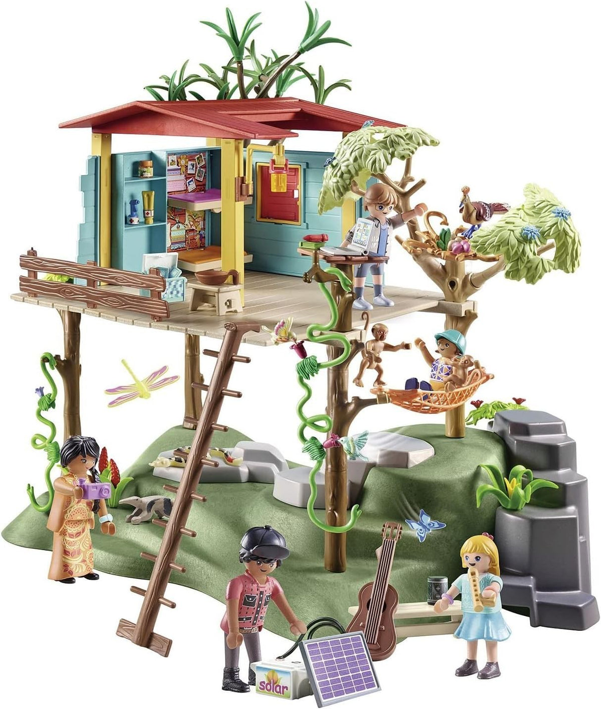PLAYMOBIL Wiltopia 71013 Family Tree House 154-Piece Playset