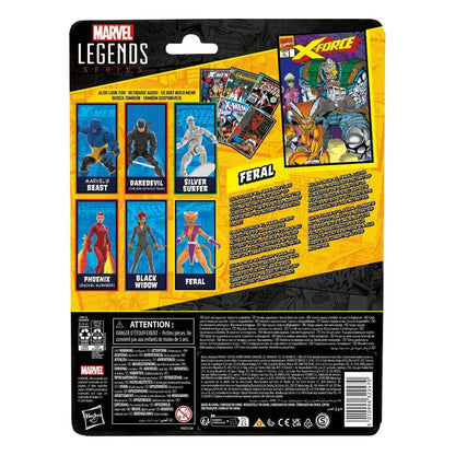 Hasbro Marvel Legends Feral X-Force 6in Action Figure Comic Accessory
