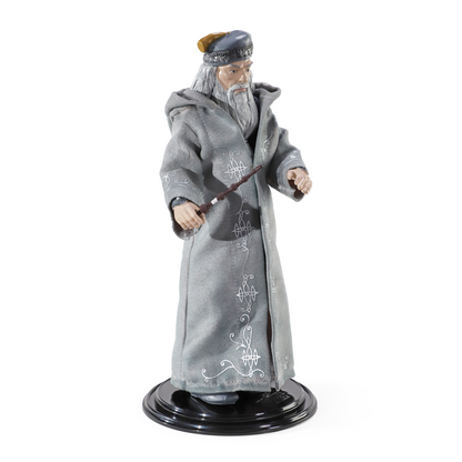 Noble Collection Harry Potter Albus Dumbledore Bendyfigs Figure With Stand