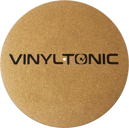 VinylTonic Cork Record Slipmat 12" Turntable Vinyl LP DJ Platter Mat VT15C