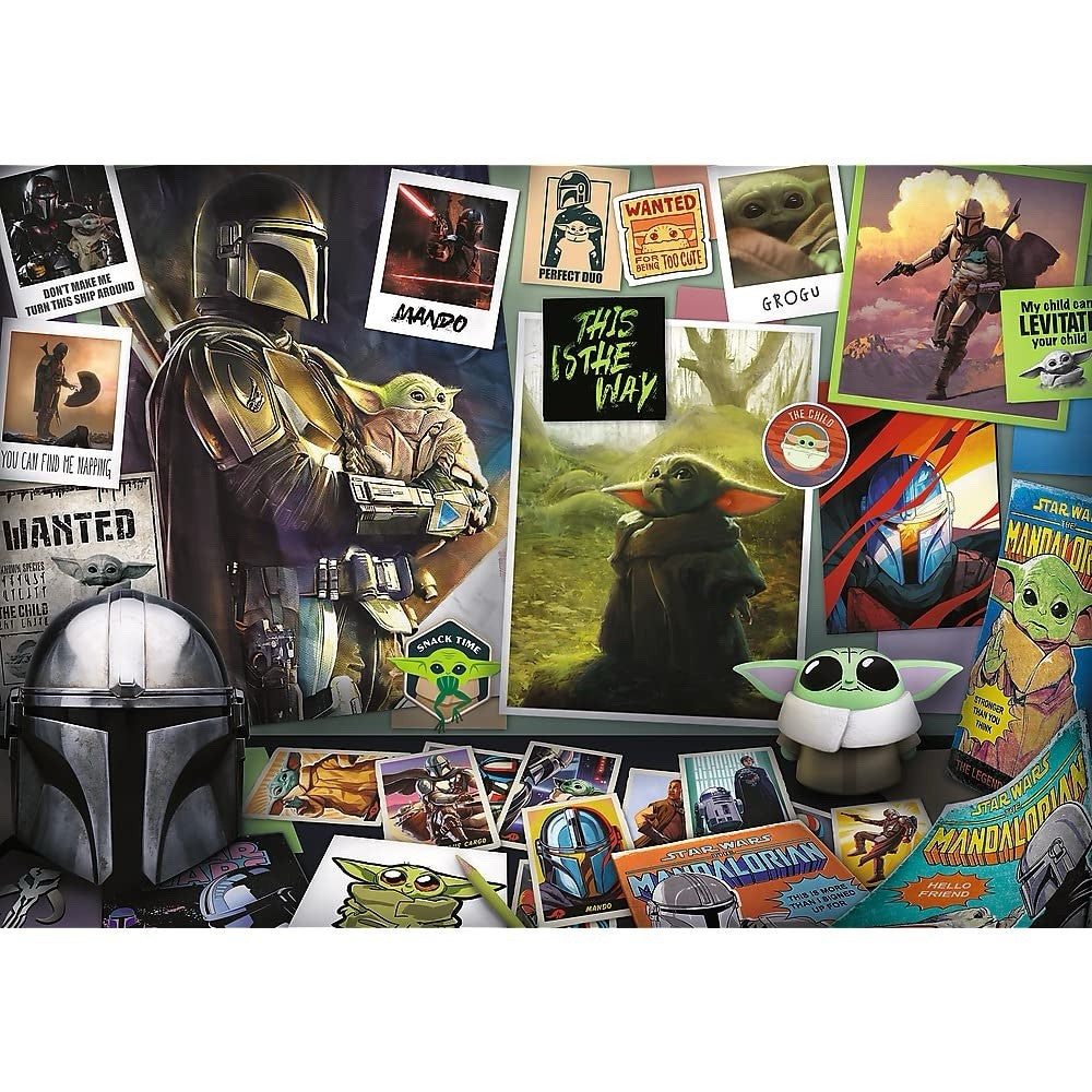 Star Wars The Mandalorian 1000 Piece Jigsaw Puzzle - New & Sealed (Damaged Box)