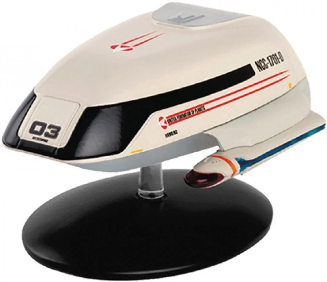 Eaglemoss Star Trek Hawking Shuttle NCC-1701-D Type-7 Model Ship