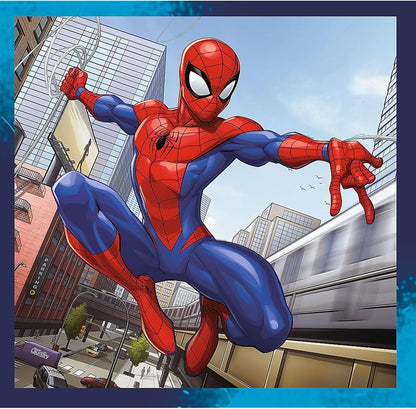 Trefl Marvel Spider-Man 3 in 1 Puzzle Set 20 36 50 Pieces Kids Jigsaw