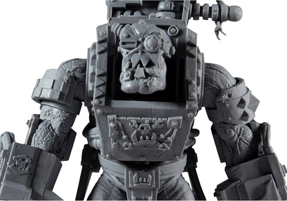 McFarlane Toys Warhammer 40K Megafig Ork Big Mek Action Figure Box Worn