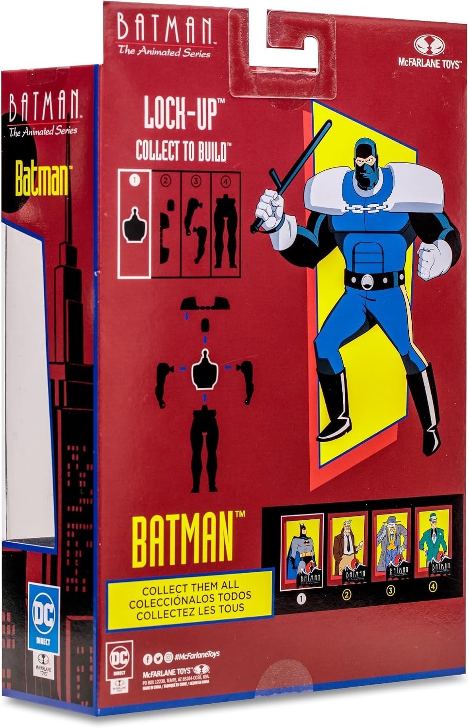 McFarlane Toys DC The Animated Series Batman Blind as a Bat 6in Lock-Up BAF