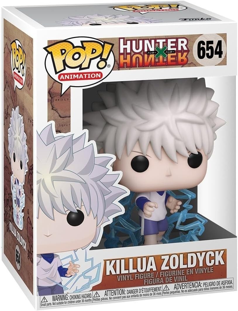 (BOX DMG) Funko Pop Hunter x Hunter Killua Zoldyck #654 Animation Vinyl Figure