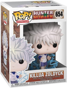 (BOX DMG) Funko Pop Hunter x Hunter Killua Zoldyck #654 Animation Vinyl Figure