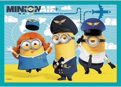 Trefl Minions Rise of Gru 4-in-1 Puzzle Set  Age 4+