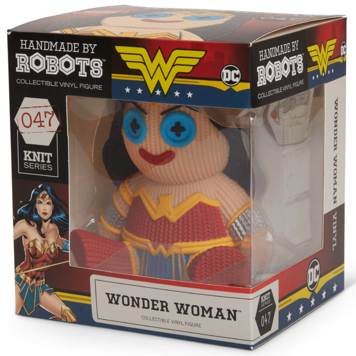Handmade By Robots DC Wonder Woman Knit Series #047 Vinyl Figure