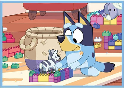 Trefl Bluey 4 In 1 Jigsaw Puzzle Set 12 15 20 24 Pieces Kids Age 3+