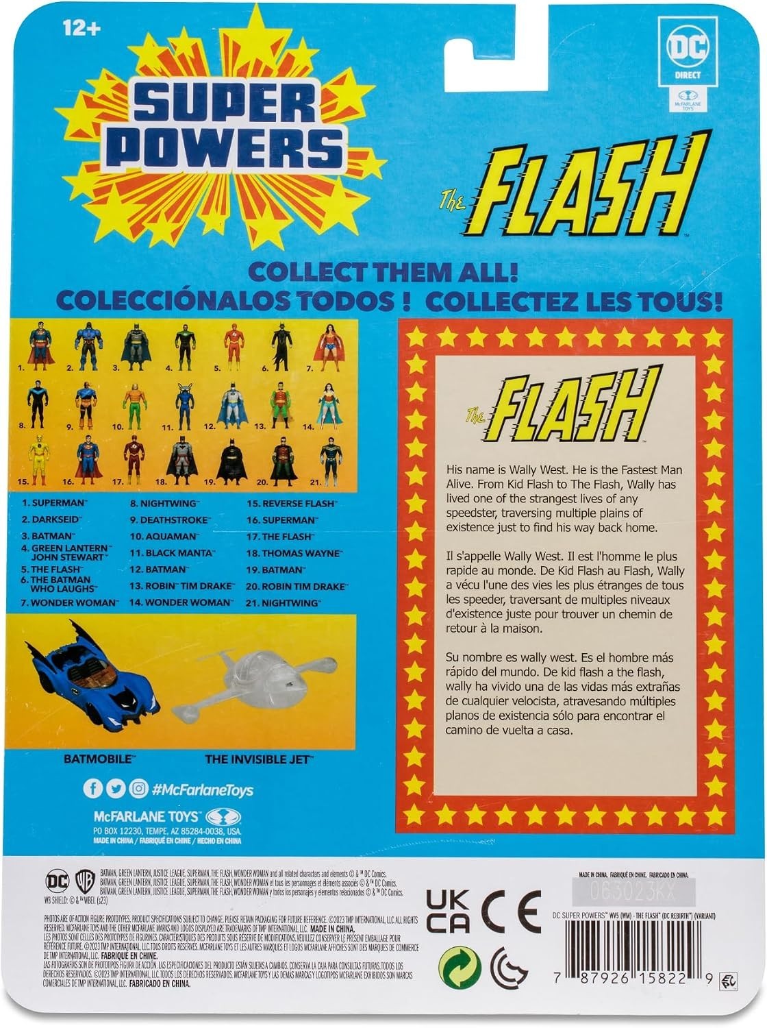 McFarlane Toys DC Super Powers The Flash (Opposites Attract) 4.5" Action Figure