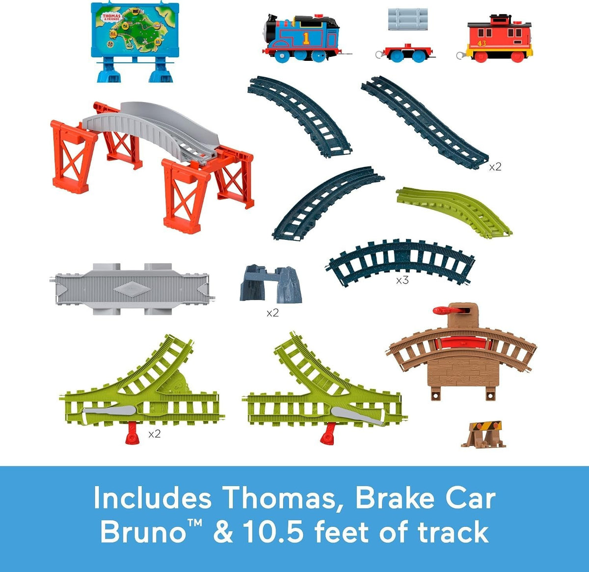 Fisher-Price Thomas & Friends Talking Thomas & Bruno Track Set