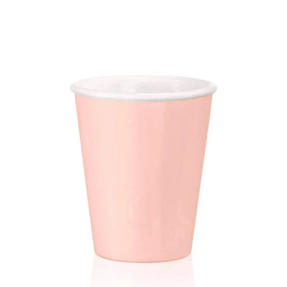 Bormioli Rocco Aromateca Pink Tea Cup 21.5cl Opal Glass Coffee Mug Italy x4