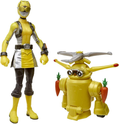 Power Rangers Beast Morphers Yellow Ranger Morphin Jax Figure Set