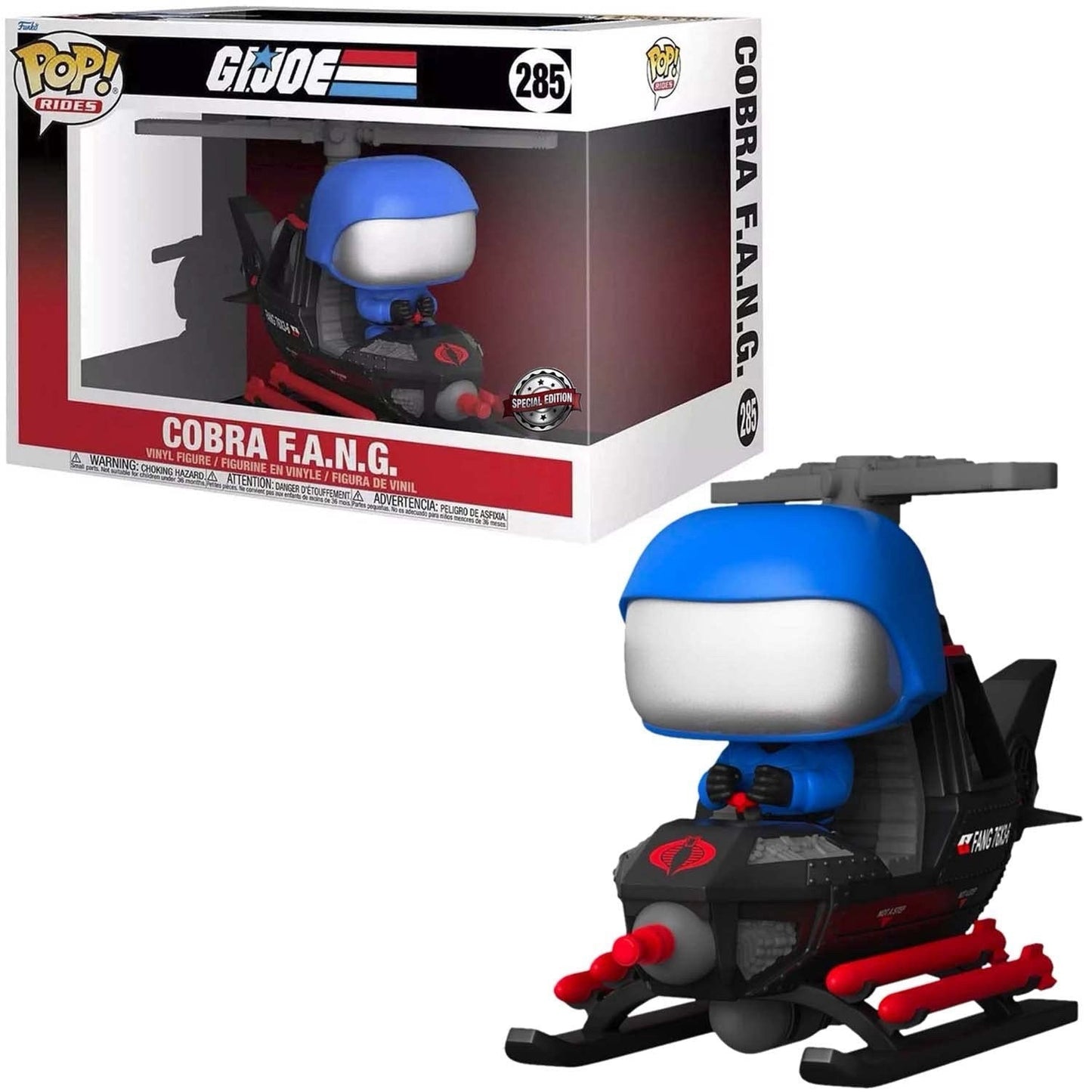 Funko Pop! Rides G.I. Joe Cobra F.A.N.G. #285 Special Edition Vinyl Figure