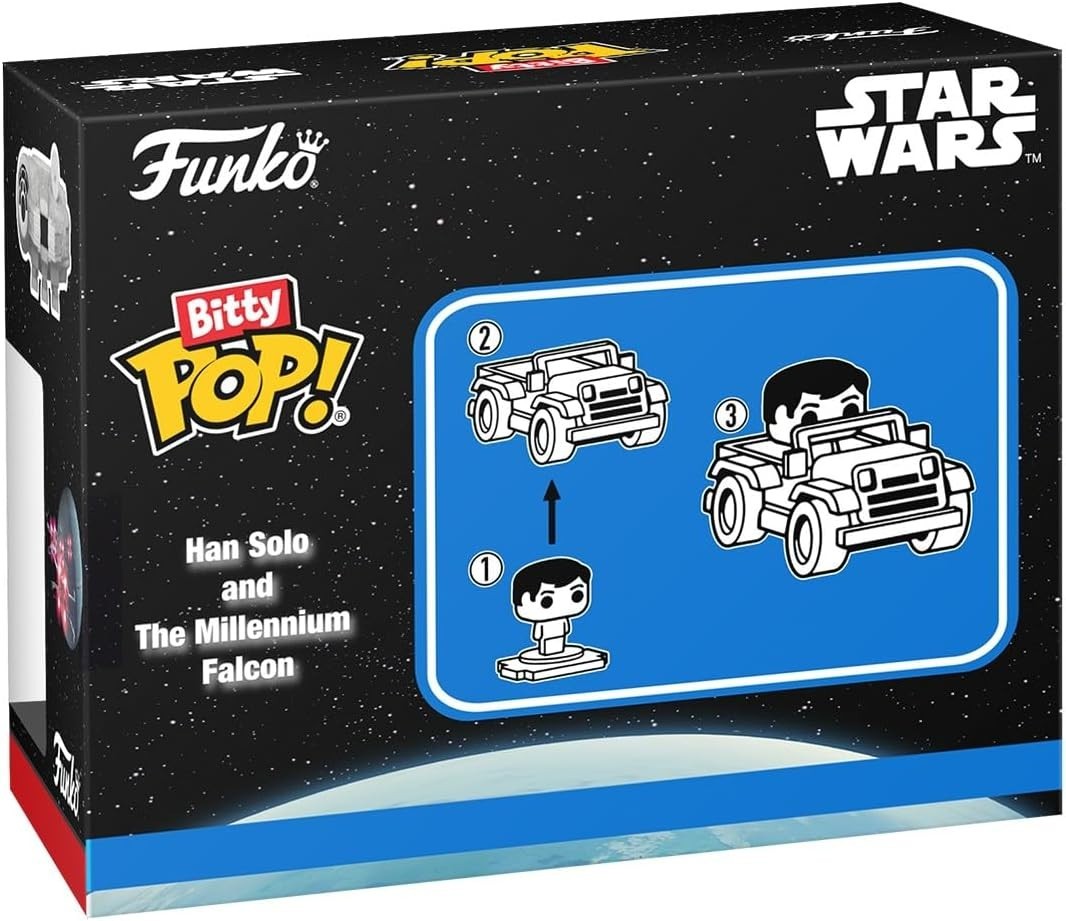 Funko Bitty Pop Ride Star Wars - Han Solo and The Millennium Falcon
