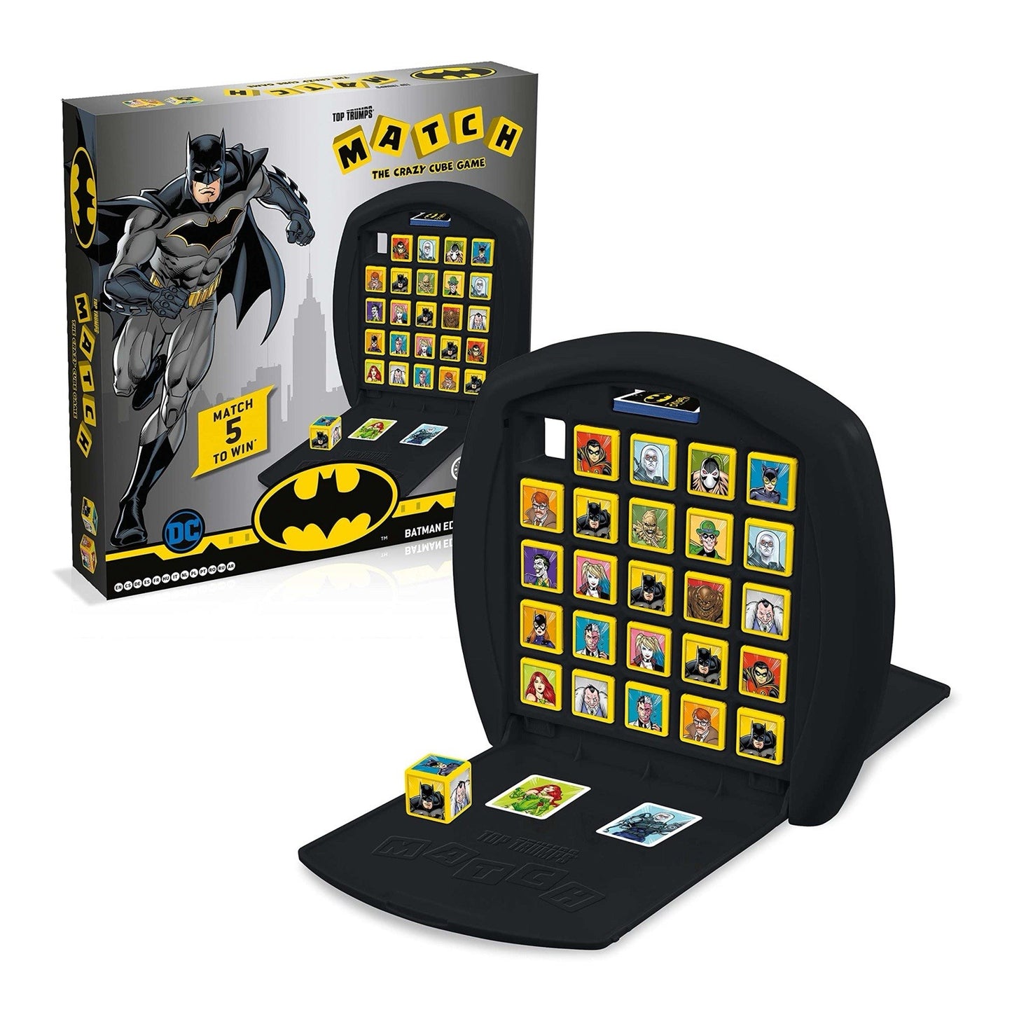 Top Trumps Match The Crazy Cube Game - DC Batman Edition