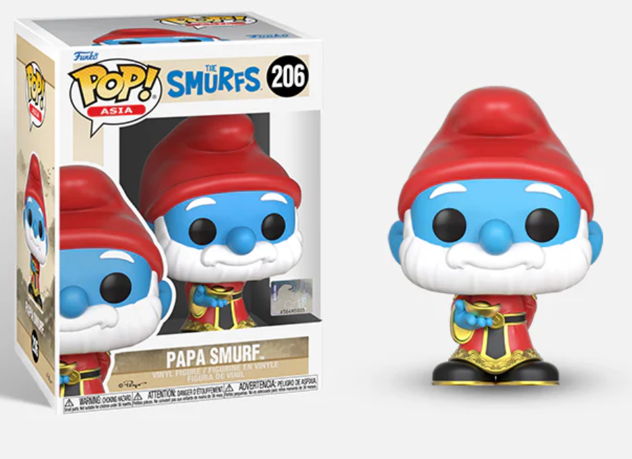 Funko Pop! Asia The Smurfs Papa Smurf #206 Vinyl Figure