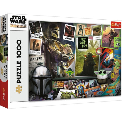 Star Wars The Mandalorian 1000 Piece Jigsaw Puzzle - New & Sealed (Damaged Box)