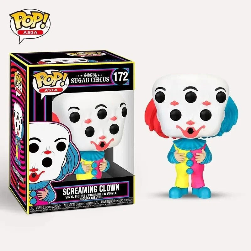 Funko Pop! Asia Ron English's Sugar Circus Screaming Clown #172 Vinyl Figure