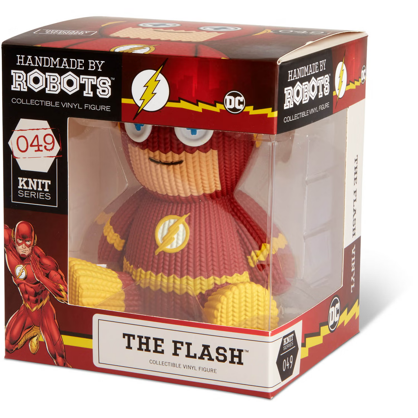 Handmade By Robots DC The Flash Knit Series #049 Vinyl Figure