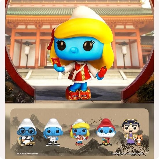 Funko Pop! Asia The Smurfs Smurfette #207 Vinyl Figure