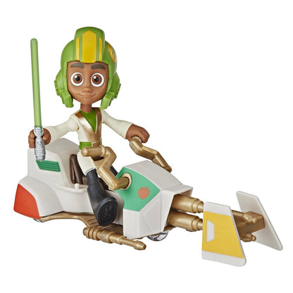 Hasbro Star Wars Young Jedi Adventures Kai Brightstar Figure & Speeder