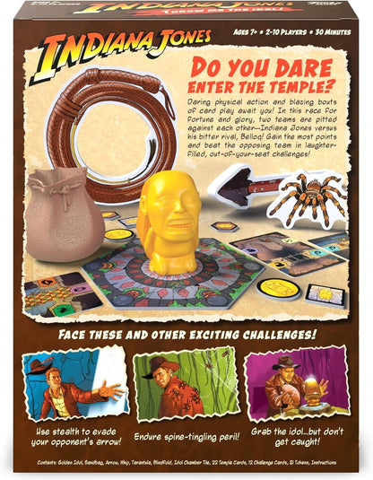 Indiana Jones Throw Me The Idol! Family Board Game Ages 7 +Funko Games