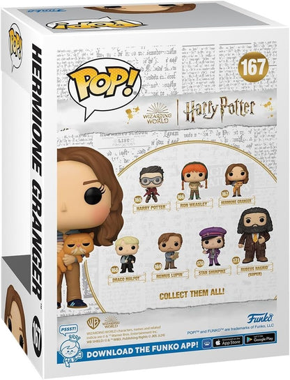Funko Pop! Harry Potter Hermione Granger with Crookshanks #167 Vinyl Figure