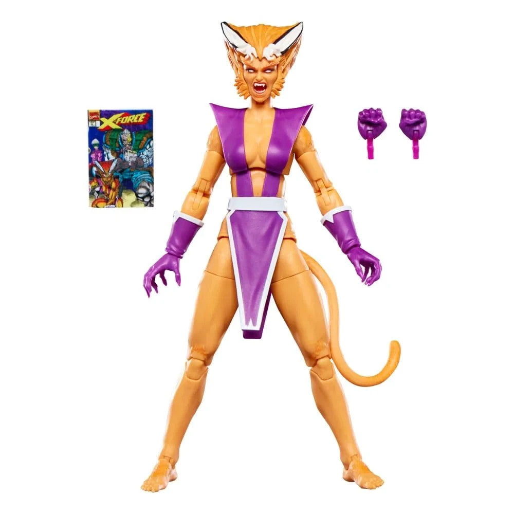 Hasbro Marvel Legends Feral X-Force 6in Action Figure Comic Accessory