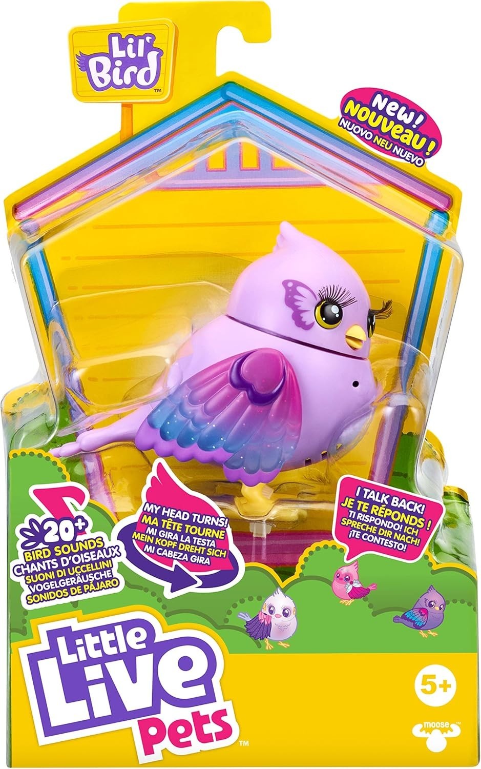 Little Live Pets Lil Bird Flutter Tail Interactive Talking Toy