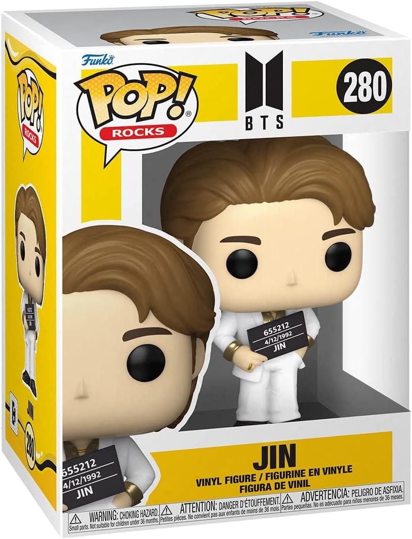 (BOX DAMAGED) Funko Pop! BTS Jin #280 Rocks Vinyl Figure