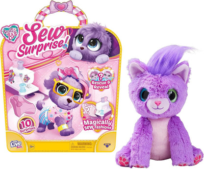 Little Live Pets Scruff-a-Luvs Sew Surprise Plush Set with Sewing Machine