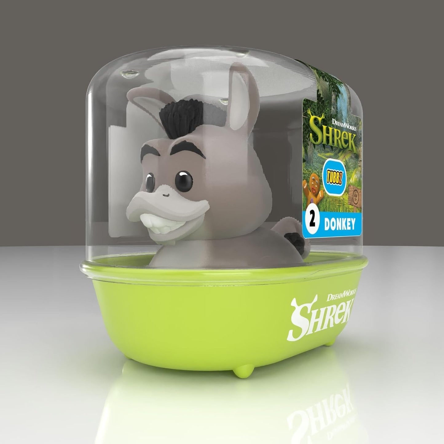 TUBBZ Shrek Donkey First Edition Flocked Collectible Duck Figure