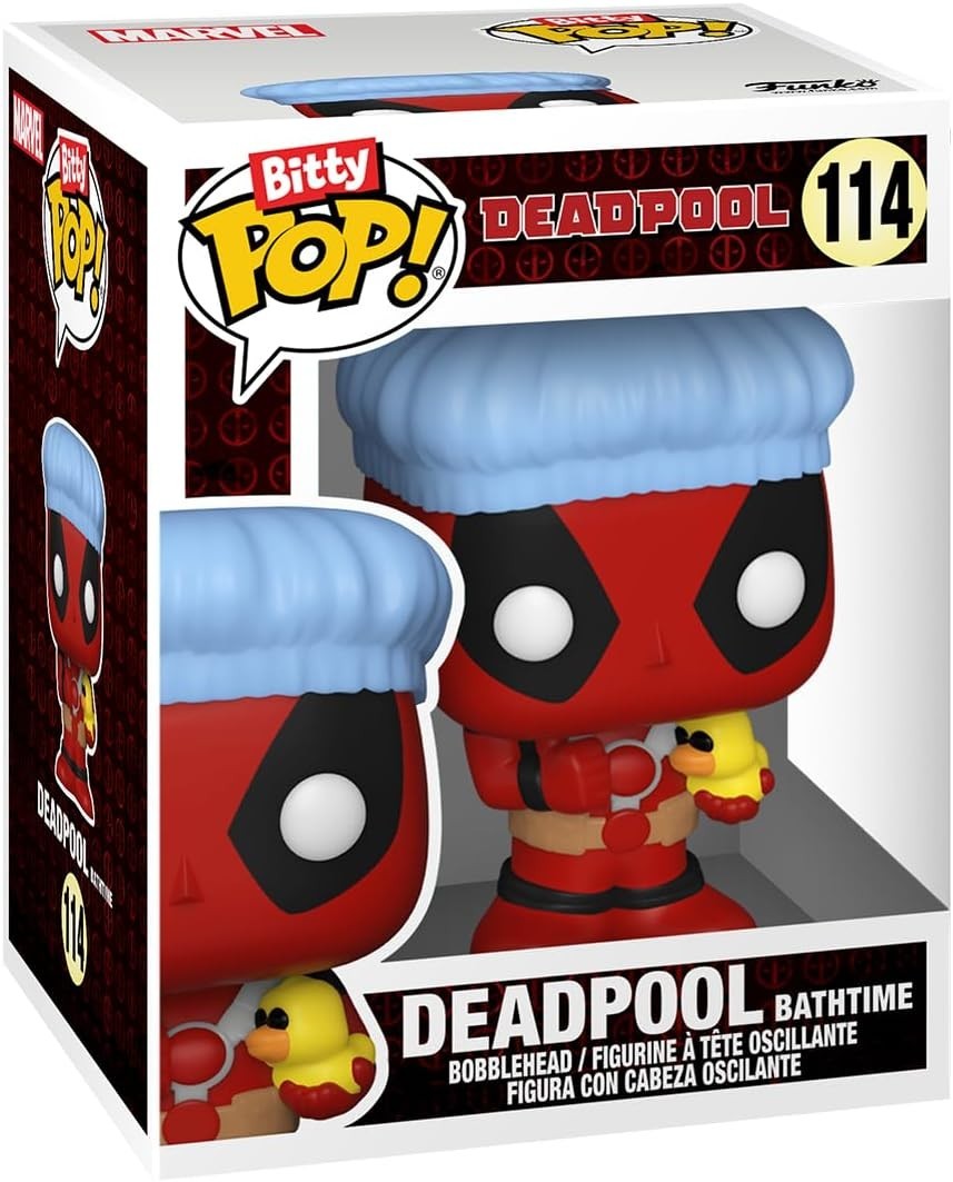 Funko Bitty POP! Deadpool 4-Pack – Bathtime, Flamenco, Supper Hero + Mystery