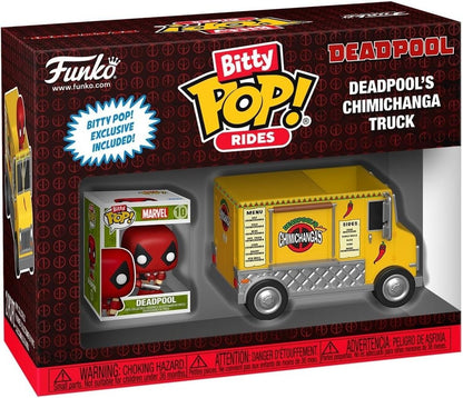 Funko Bitty Pop Rides Deadpool Chimichanga Truck With Deadpool Bitty Figure